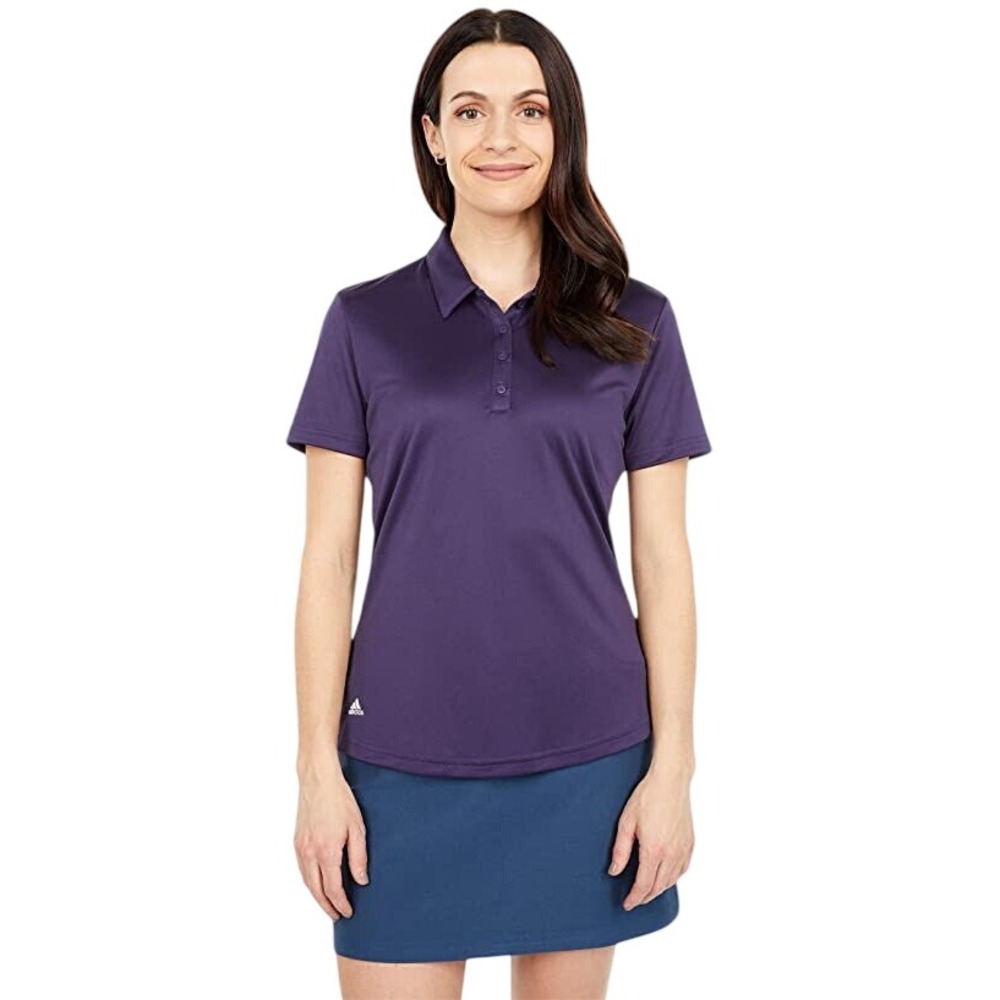 Adidas Golf Tournament Primegreen Polo Shirt Women's Clothing Purple Size M